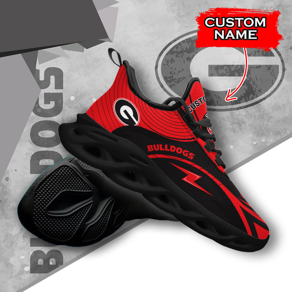 Personalized Georgia Bulldogs NCAA Max Soul Shoes Sneakers for Men And Women – NCAA Fan Shoes, Team Sneakers - Image 4