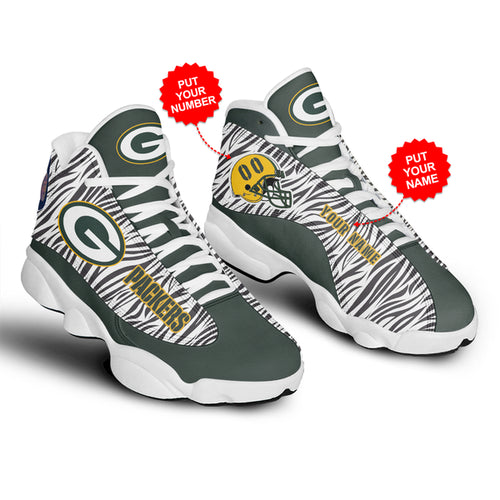Personalized Green Bay Packers JD13 Sneakers Shoes for Men & Women | Custom Fan Gift