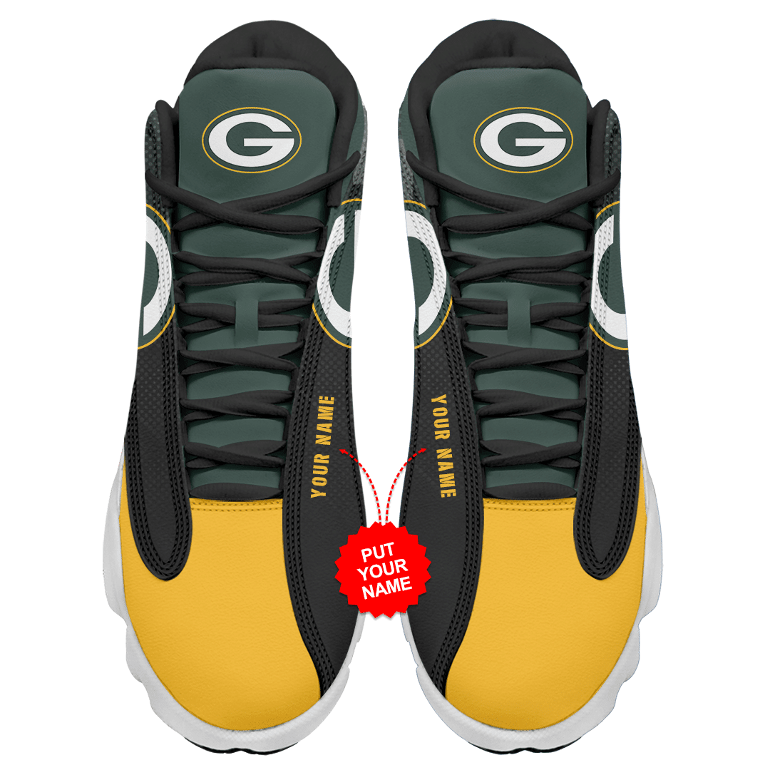 Personalized Green Bay Packers NFL JD13 Sneakers Shoes for Men & Women | Custom Fan Gift - Image 3