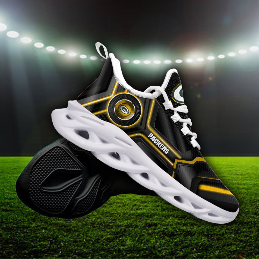Personalized Green Bay Packers NFL Max Soul Shoes Sneakers for Men And Women – NFL Football Fan Shoes, Team Sneakers - Image 3