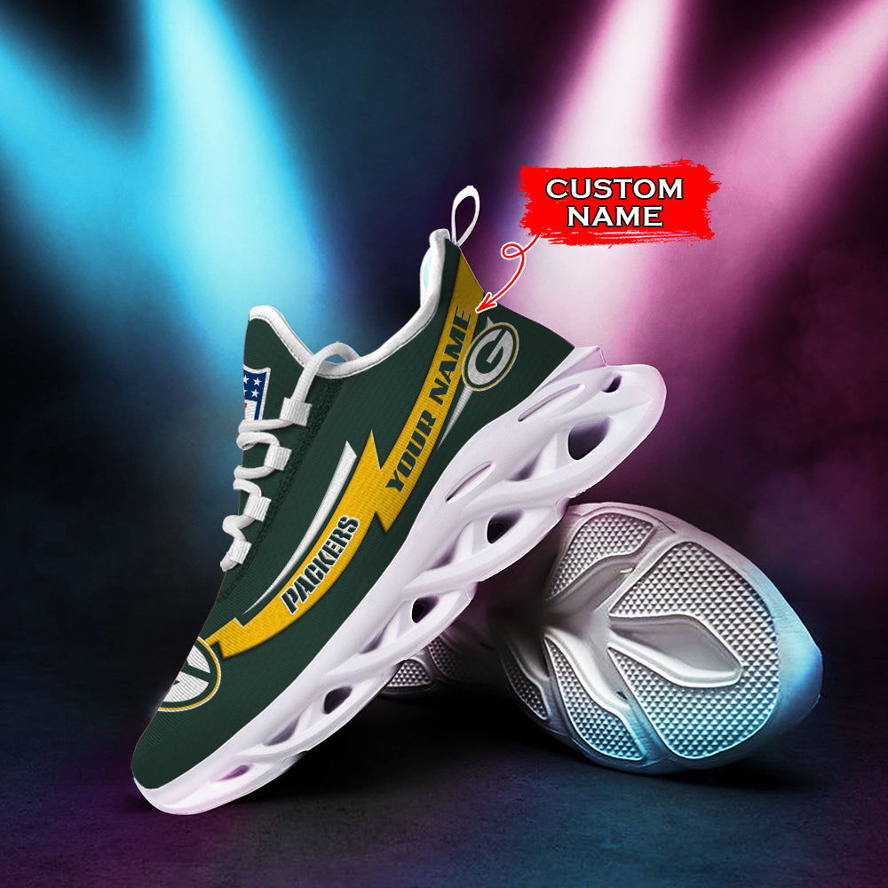 Personalized Green Bay Packers NFL Max Soul Shoes Sneakers for Men And Women – NFL Football Fan Shoes, Team Sneakers - Image 3