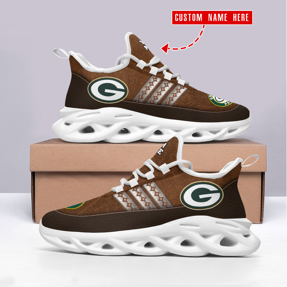 Personalized Green Bay Packers NFL Max Soul Shoes Sneakers for Men And Women – NFL Football Fan Shoes, Team Sneakers