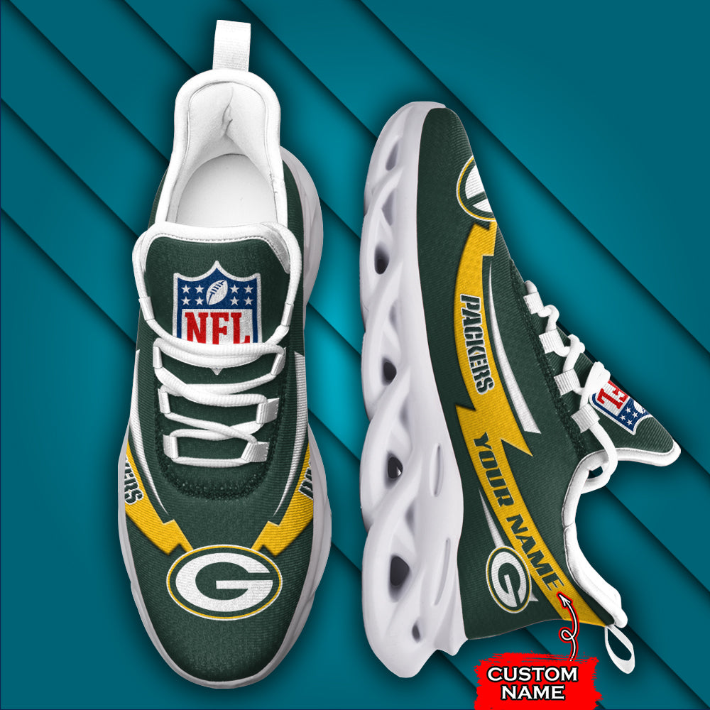 Personalized Green Bay Packers NFL Max Soul Shoes Sneakers for Men And Women – NFL Football Fan Shoes, Team Sneakers - Image 4