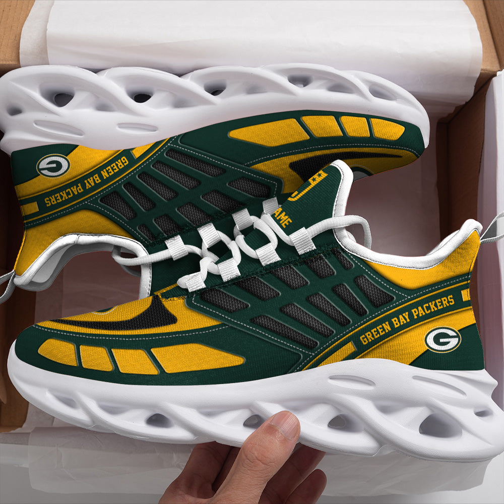 Personalized Green Bay Packers NFL Max Soul Shoes Sneakers for Men And Women – NFL Football Fan Shoes, Team Sneakers - Image 3