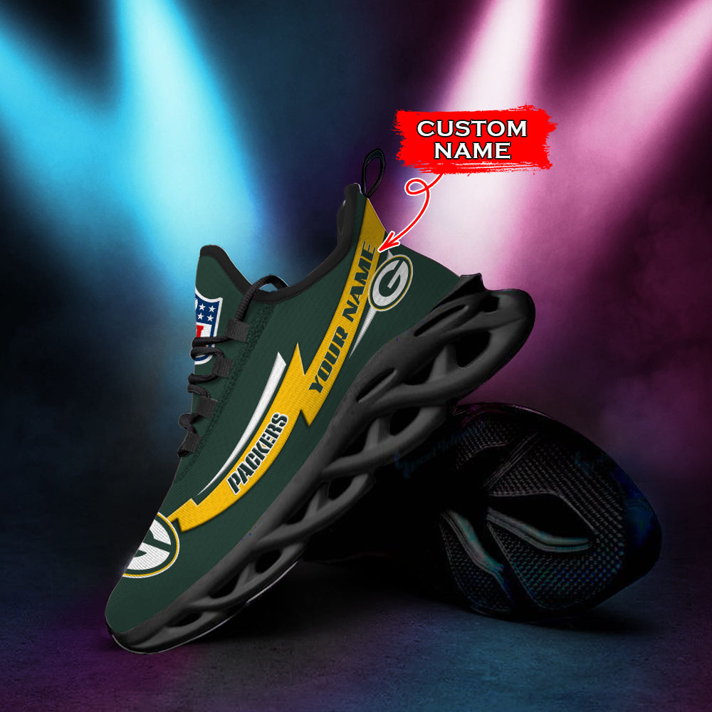 Personalized Green Bay Packers NFL Max Soul Shoes Sneakers for Men And Women – NFL Football Fan Shoes, Team Sneakers - Image 6