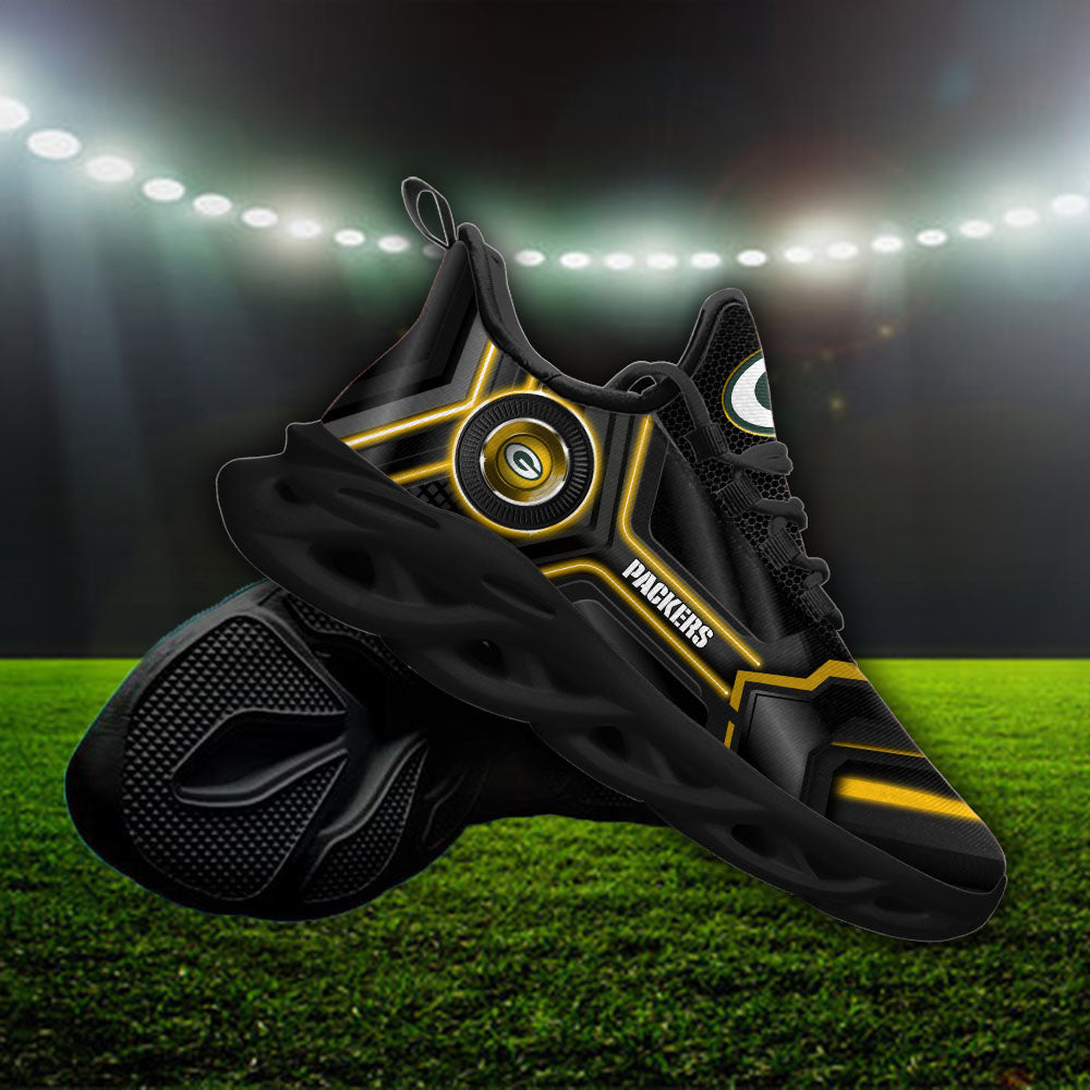 Personalized Green Bay Packers NFL Max Soul Shoes Sneakers for Men And Women – NFL Football Fan Shoes, Team Sneakers - Image 4