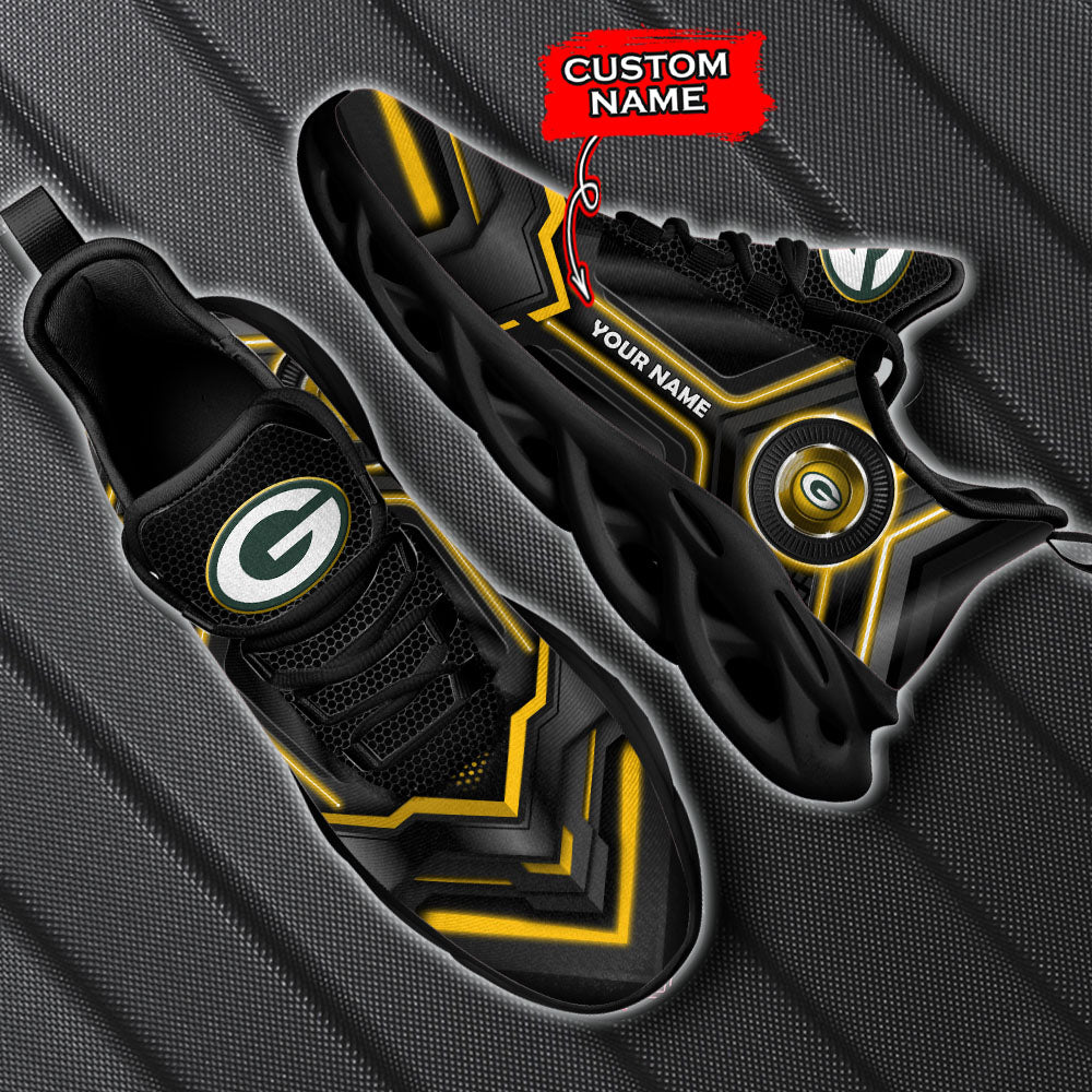 Personalized Green Bay Packers NFL Max Soul Shoes Sneakers for Men And Women – NFL Football Fan Shoes, Team Sneakers - Image 5