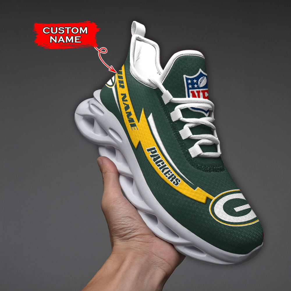 Personalized Green Bay Packers NFL Max Soul Shoes Sneakers for Men And Women – NFL Football Fan Shoes, Team Sneakers