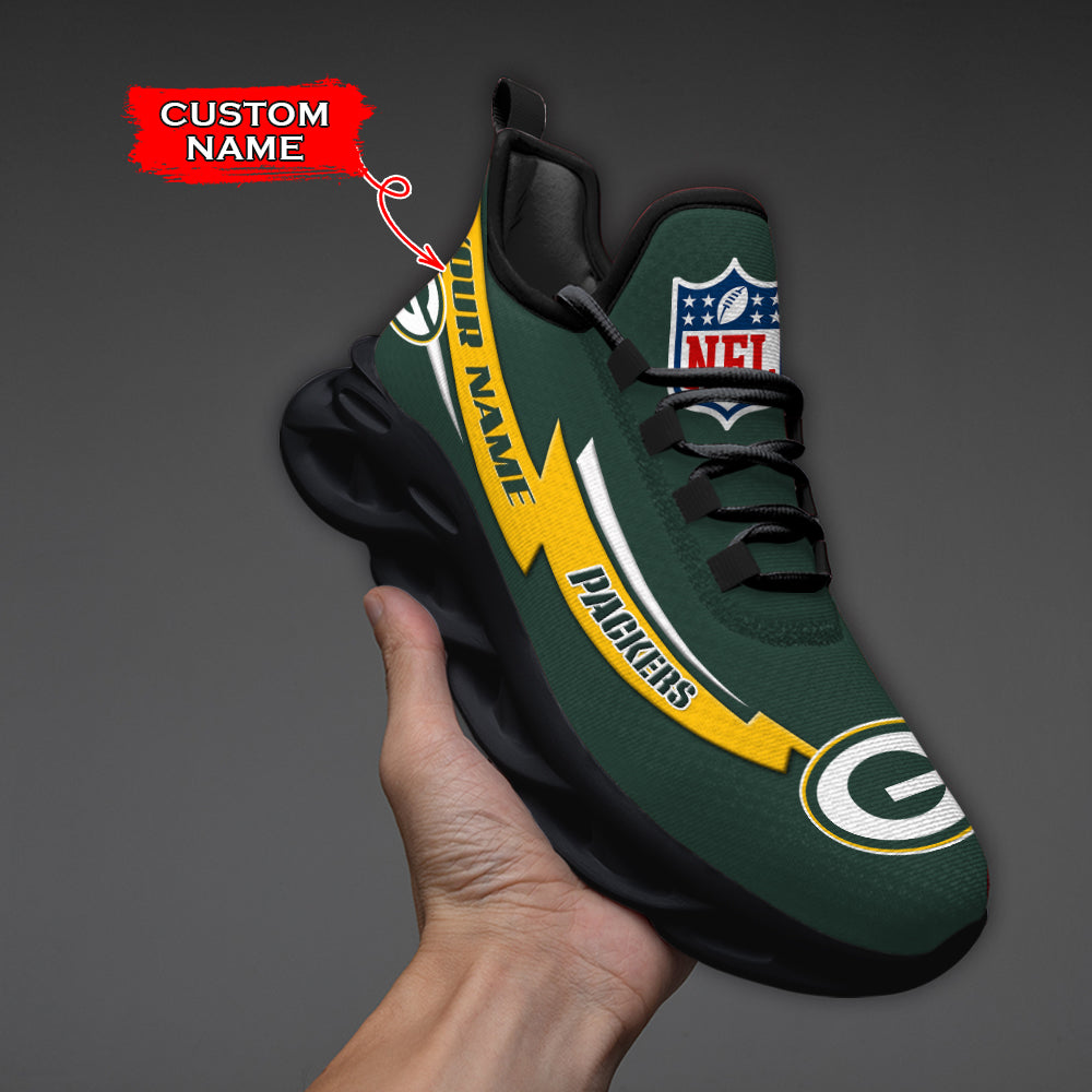 Personalized Green Bay Packers NFL Max Soul Shoes Sneakers for Men And Women – NFL Football Fan Shoes, Team Sneakers - Image 5