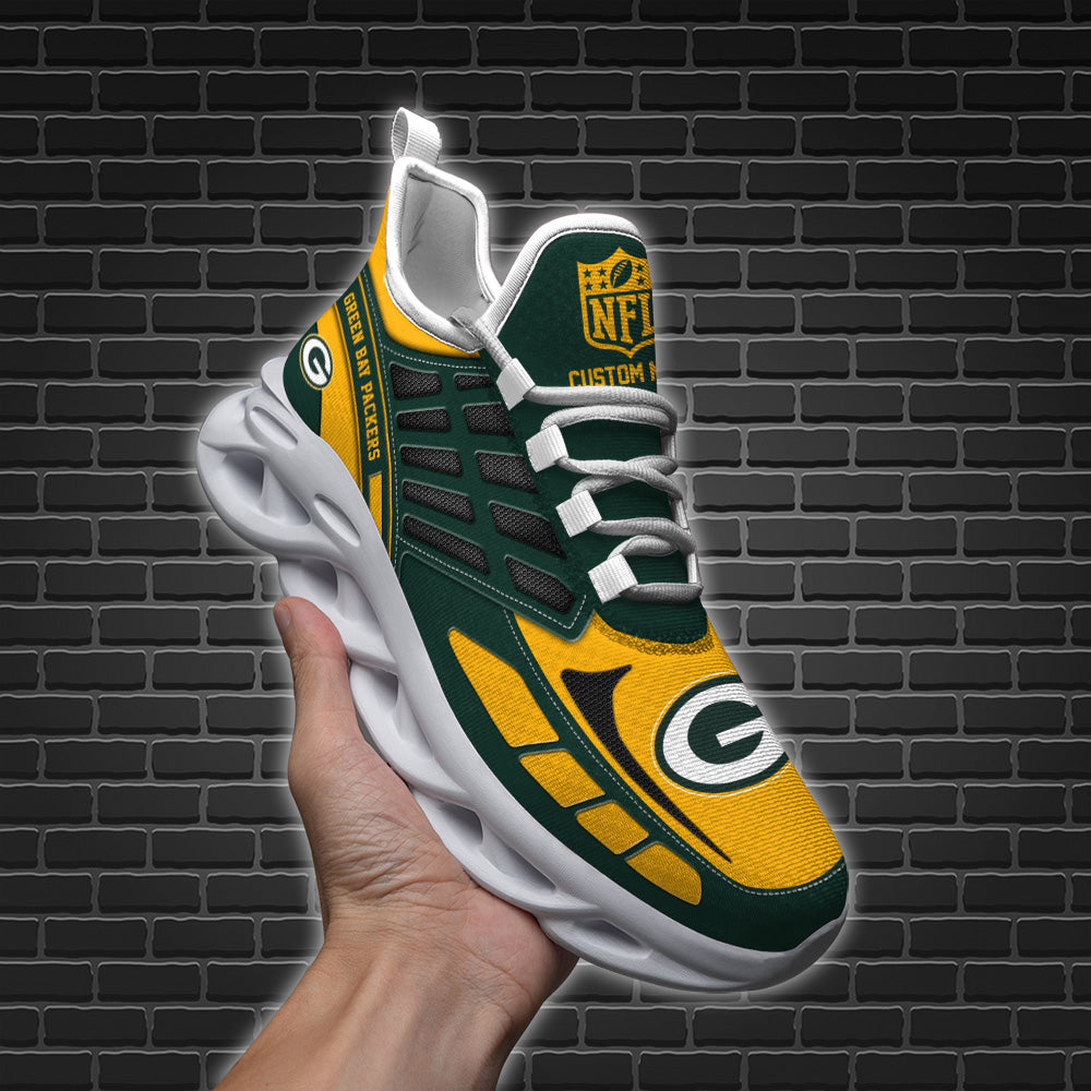 Personalized Green Bay Packers NFL Max Soul Shoes Sneakers for Men And Women – NFL Football Fan Shoes, Team Sneakers - Image 4