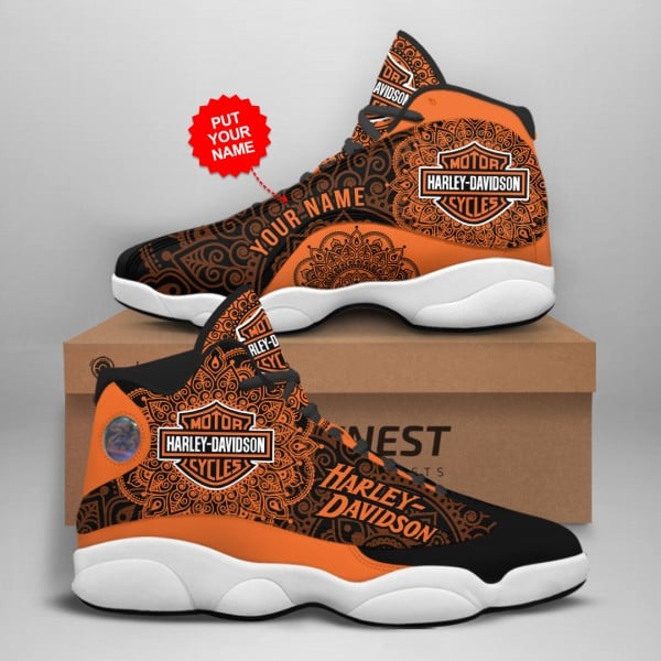 Personalized Harley Davidson JD13 Sneakers Shoes for Men & Women | Personalized Gift for Style Lovers