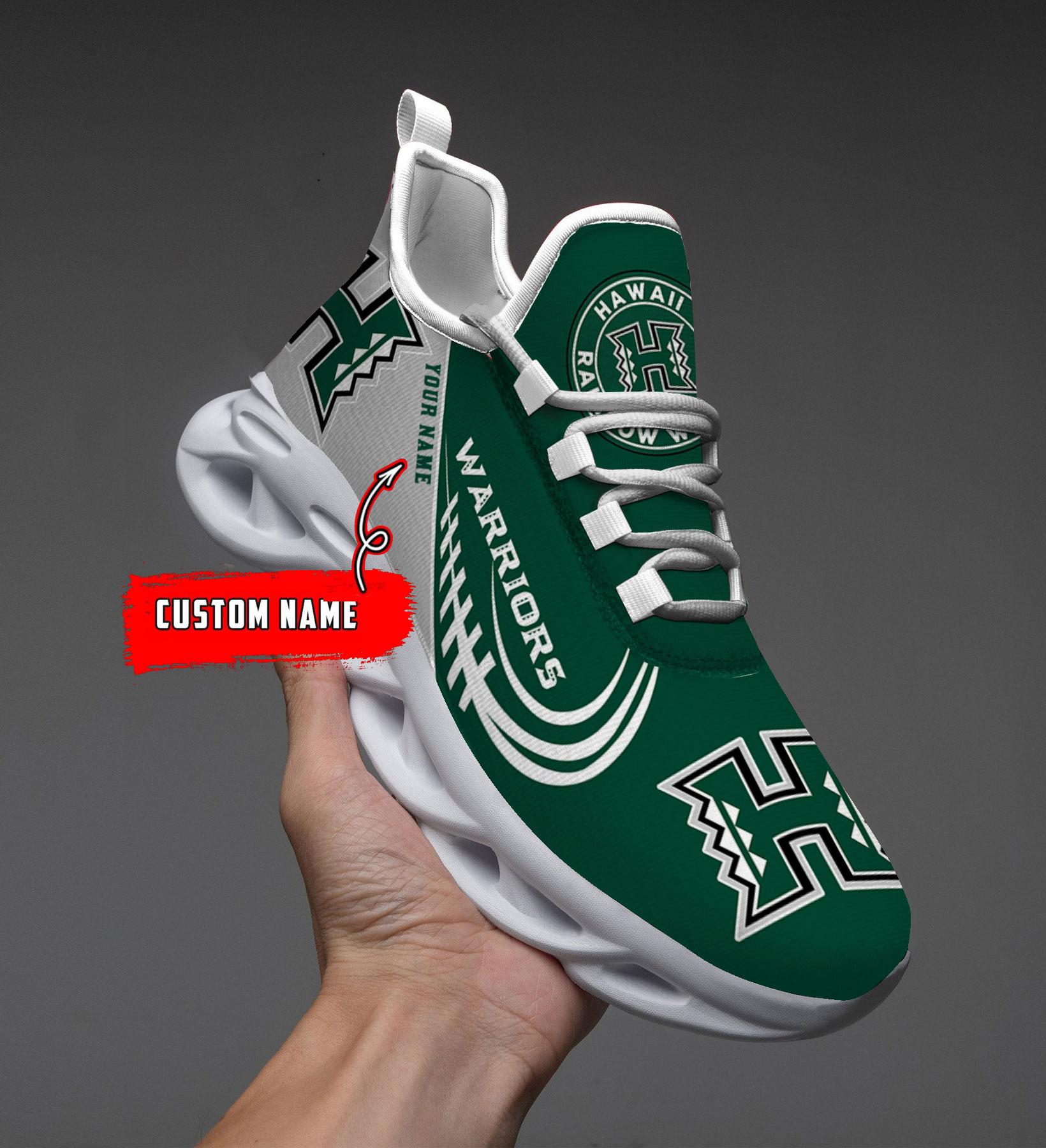 Personalized Hawaii Rainbow Warriors Max Soul Shoes Sneakers for Men And Women – NBA Basketball Fan Shoes, Team Sneakers