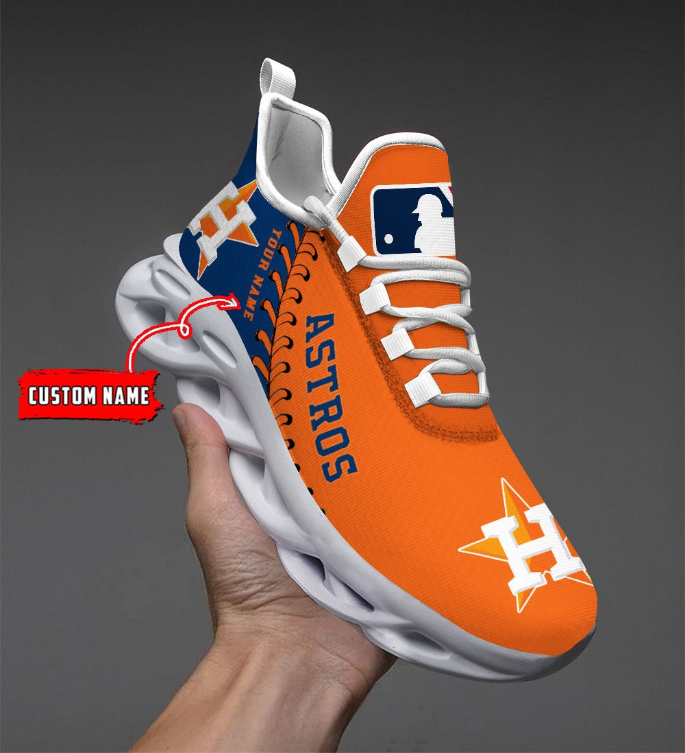 Personalized Houston Astros MLB Max Soul Shoes Sneakers for Men And Women – MLB Baseball Fan Shoes, Team Sneakers