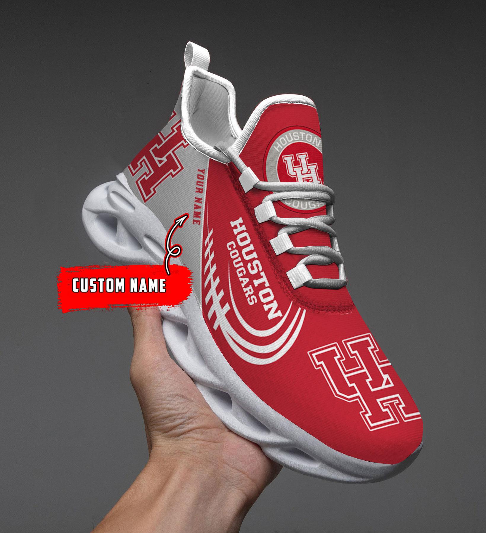Personalized Houston Cougars Max Soul Shoes Sneakers for Men And Women – NCAA Fan Shoes, Team Sneakers