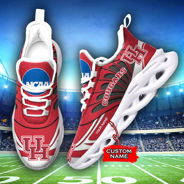 Personalized Houston Cougars NCAA Max Soul Shoes Sneakers for Men And Women – NCAA Fan Shoes, Team Sneakers