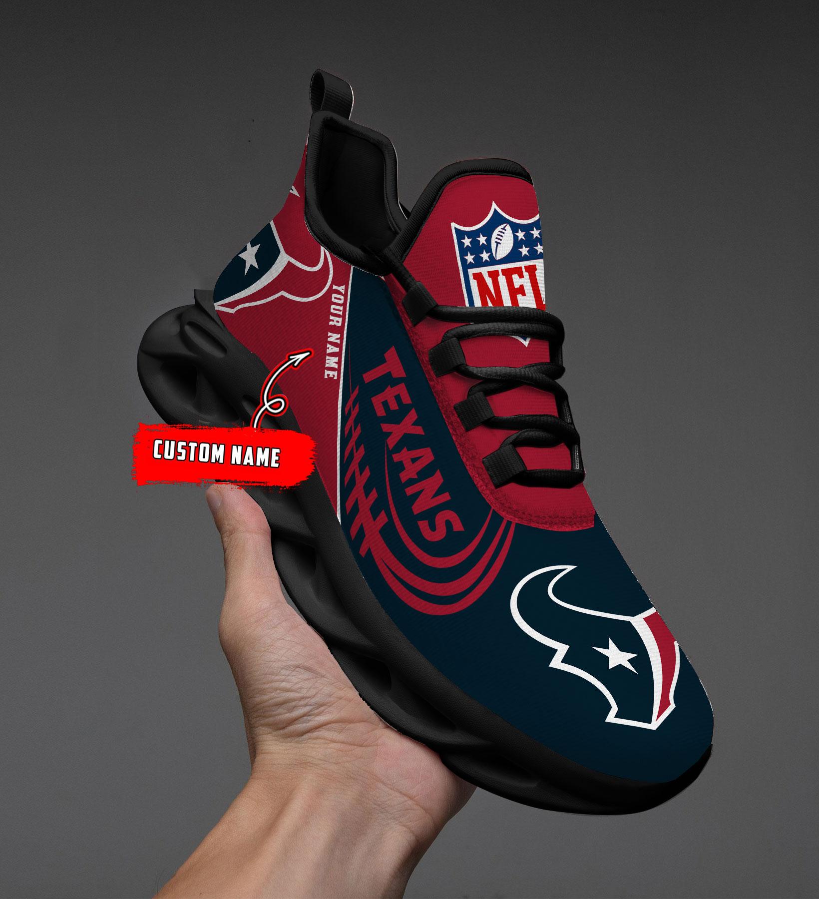 Personalized Houston Texans Max Soul Shoes Sneakers for Men And Women – NFL Football Fan Shoes, Team Sneakers - Image 8
