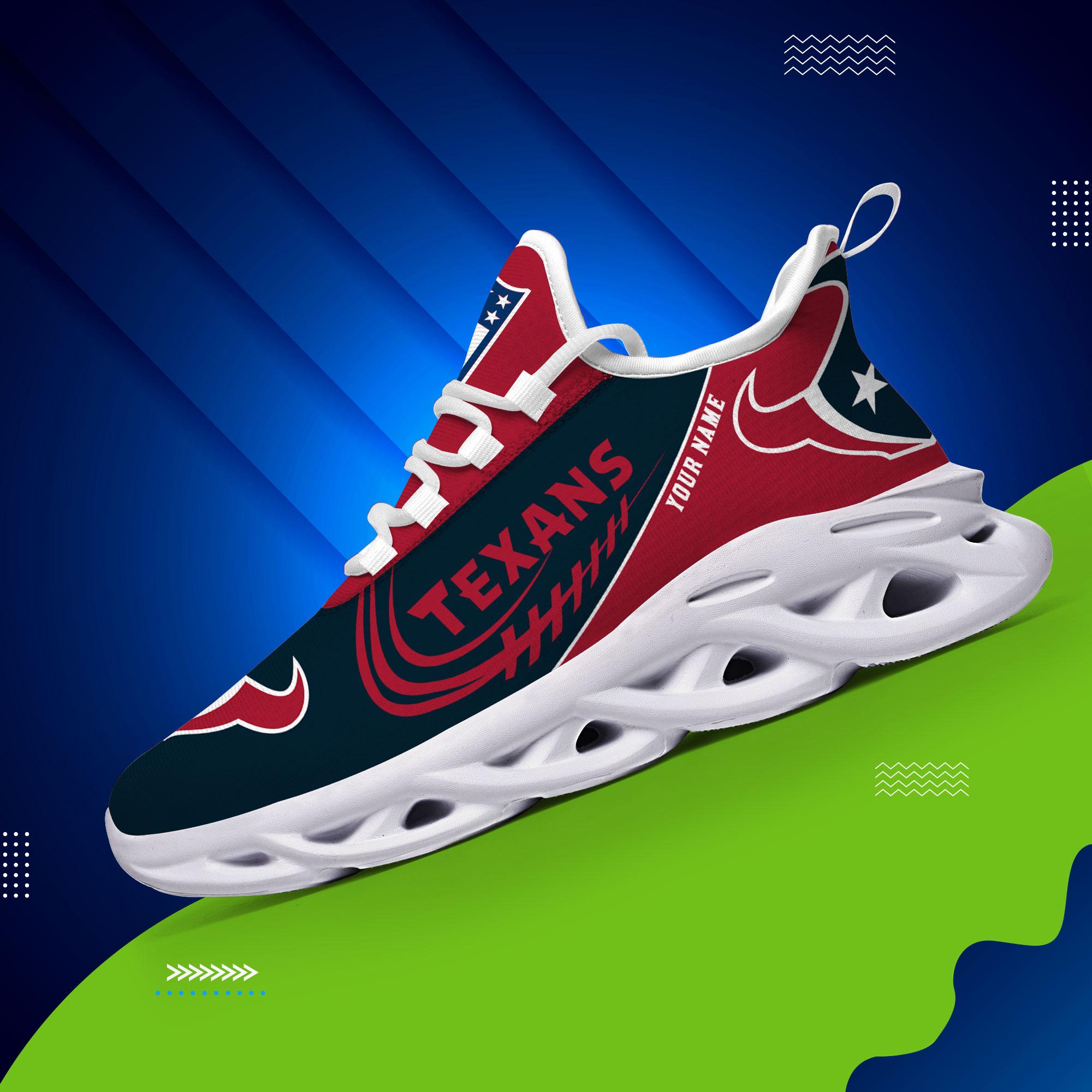 Personalized Houston Texans Max Soul Shoes Sneakers for Men And Women – NFL Football Fan Shoes, Team Sneakers - Image 3