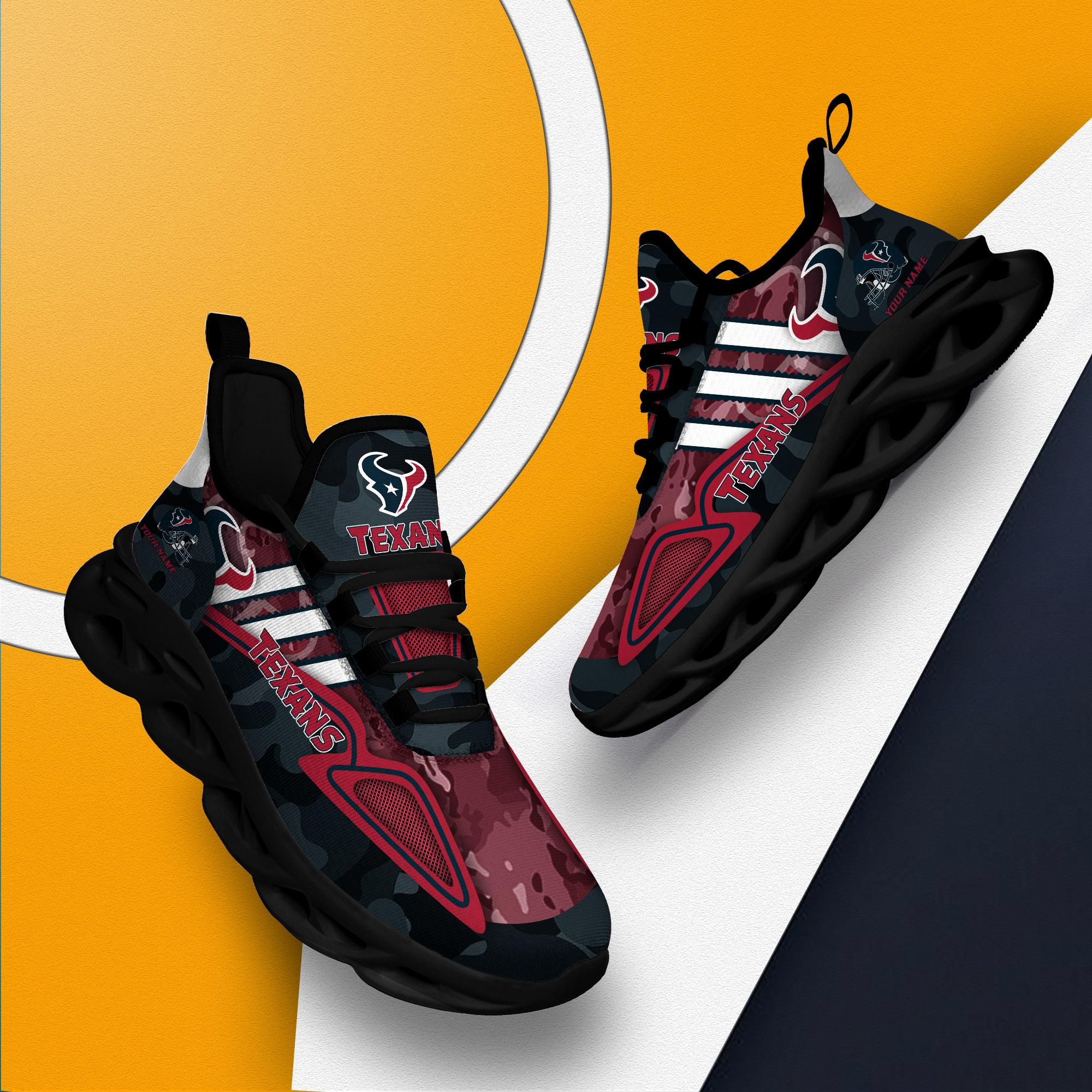 Personalized Houston Texans Max Soul Shoes Sneakers for Men And Women – NFL Football Fan Shoes, Team Sneakers - Image 3