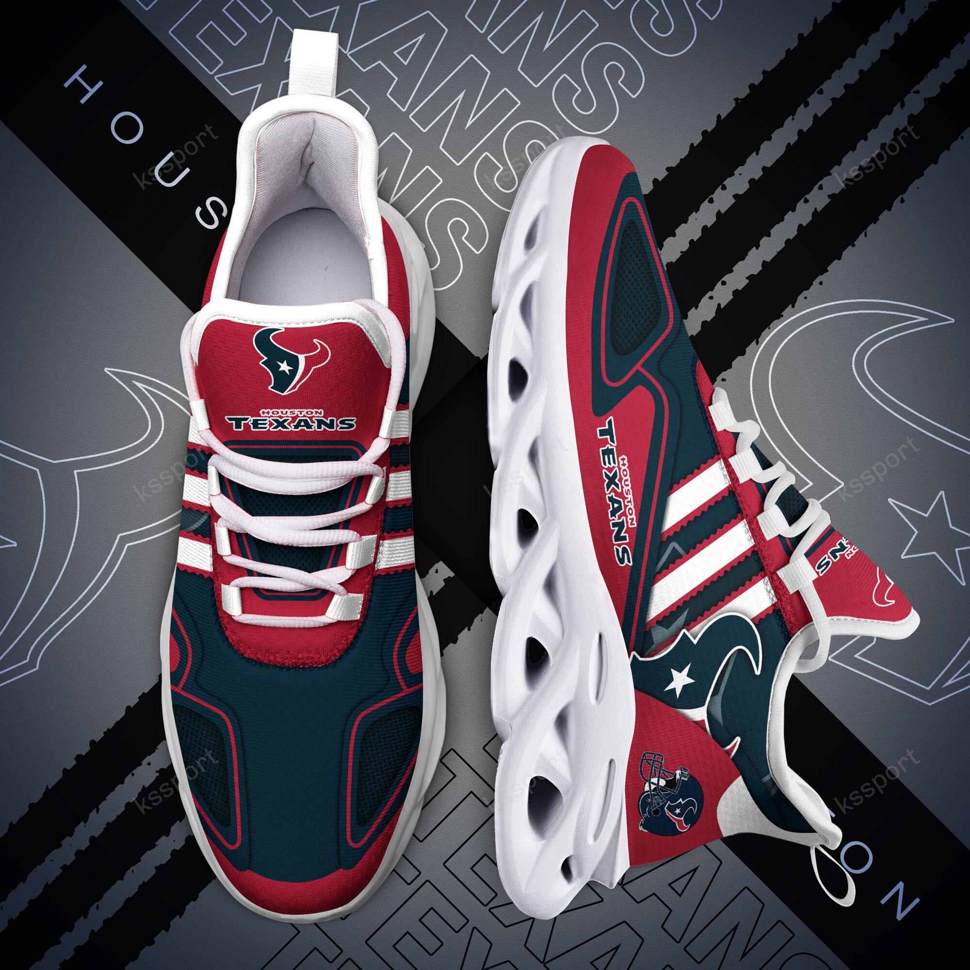 Personalized Houston Texans Max Soul Shoes Sneakers for Men And Women – NFL Football Fan Shoes, Team Sneakers