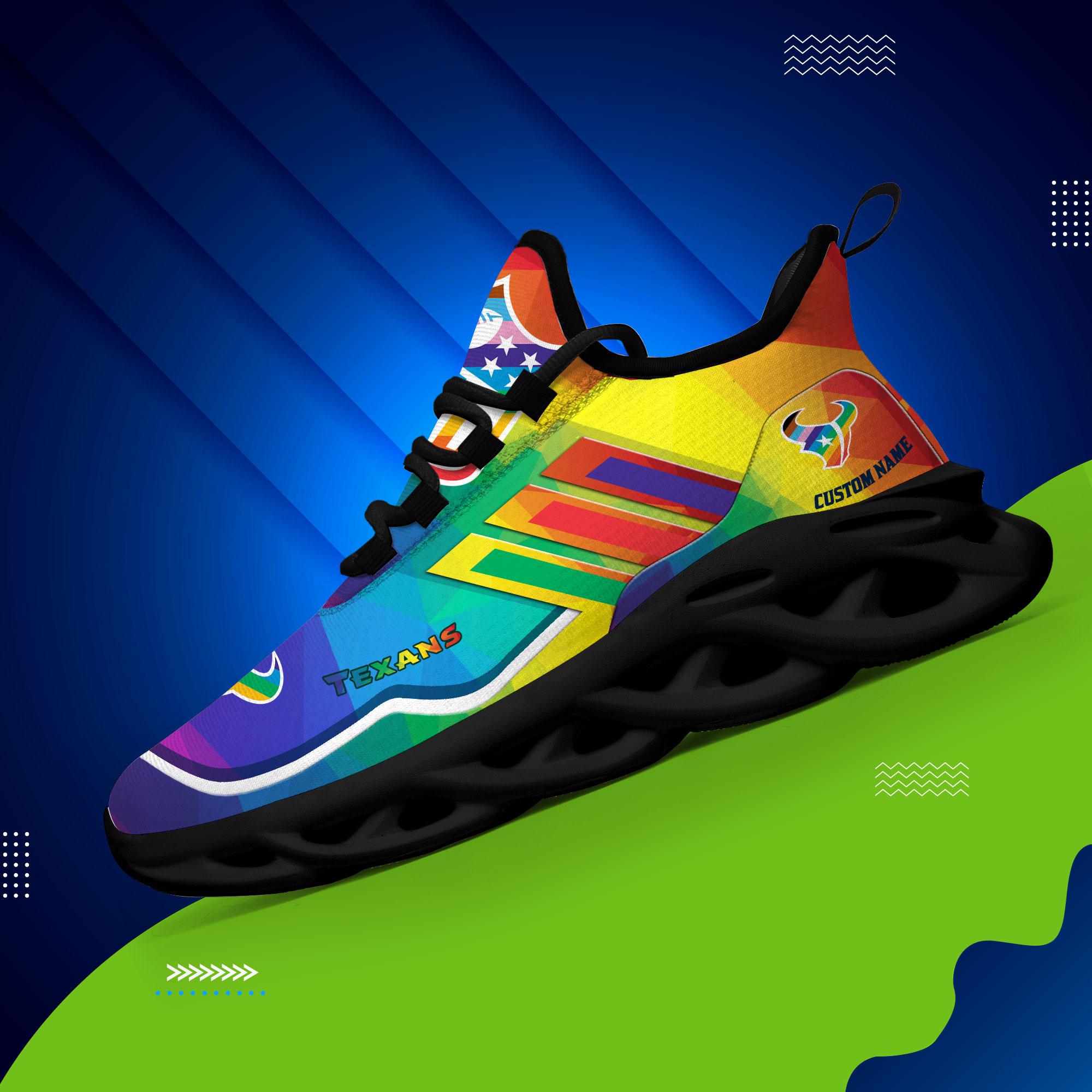 Personalized Houston Texans Max Soul Shoes Sneakers for Men And Women – NFL Football Fan Shoes, Team Sneakers - Image 5