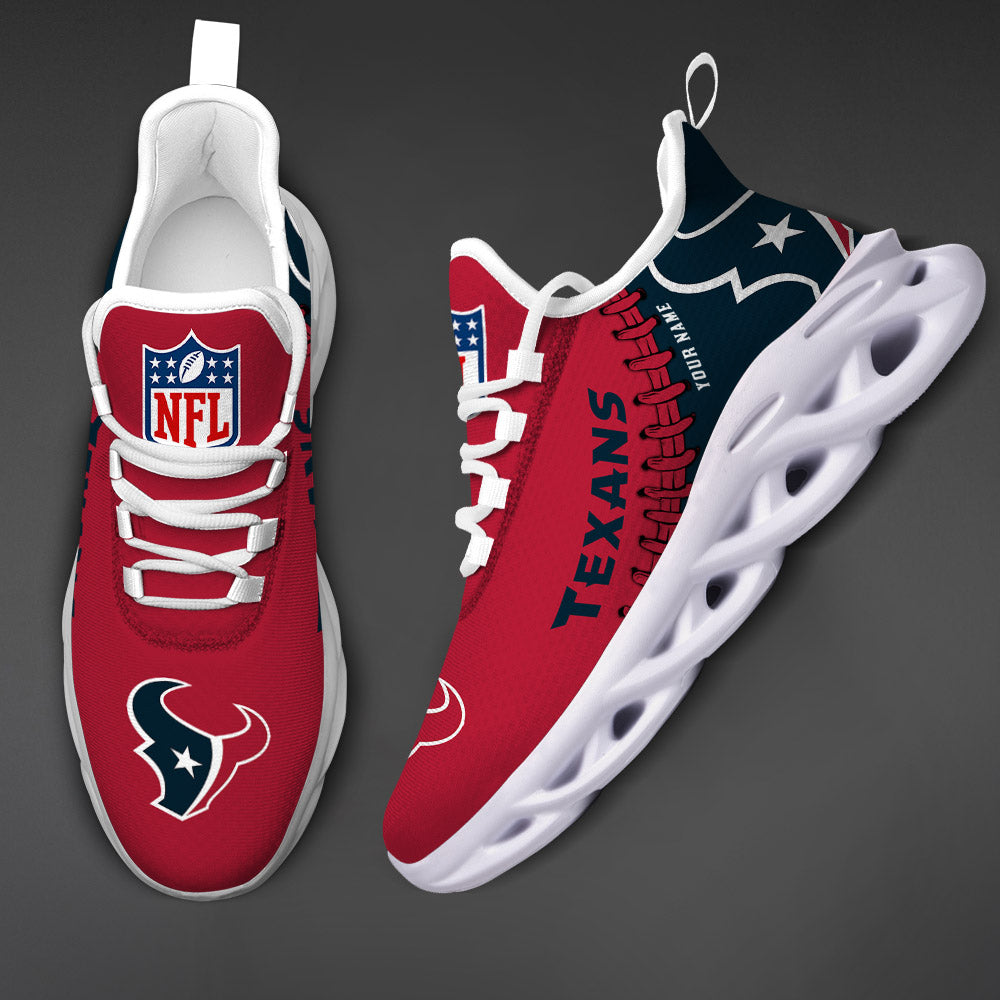 Personalized Houston Texans NFL Max Soul Shoes Sneakers for Men And Women – NFL Football Fan Shoes, Team Sneakers - Image 4