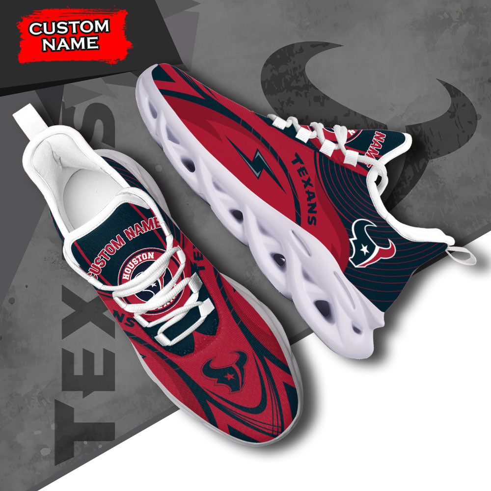 Personalized Houston Texans NFL Max Soul Shoes Sneakers for Men And Women – NFL Football Fan Shoes, Team Sneakers - Image 6