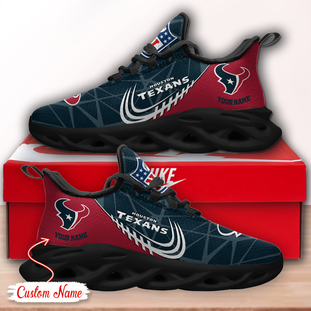 Personalized Houston Texans NFL Max Soul Shoes Sneakers for Men And Women – NFL Football Fan Shoes, Team Sneakers