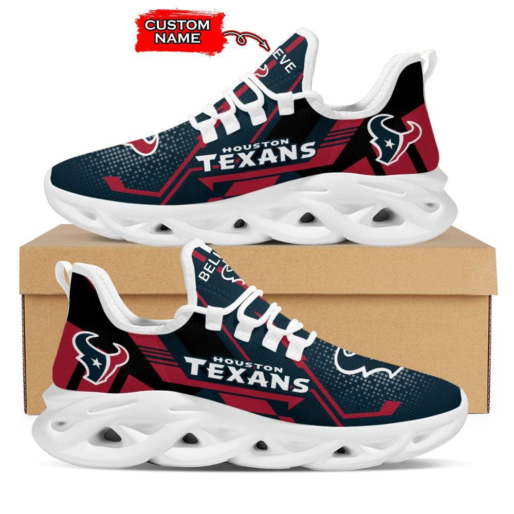 Personalized Houston Texans NFL Max Soul Shoes Sneakers for Men And Women – NFL Football Fan Shoes, Team Sneakers