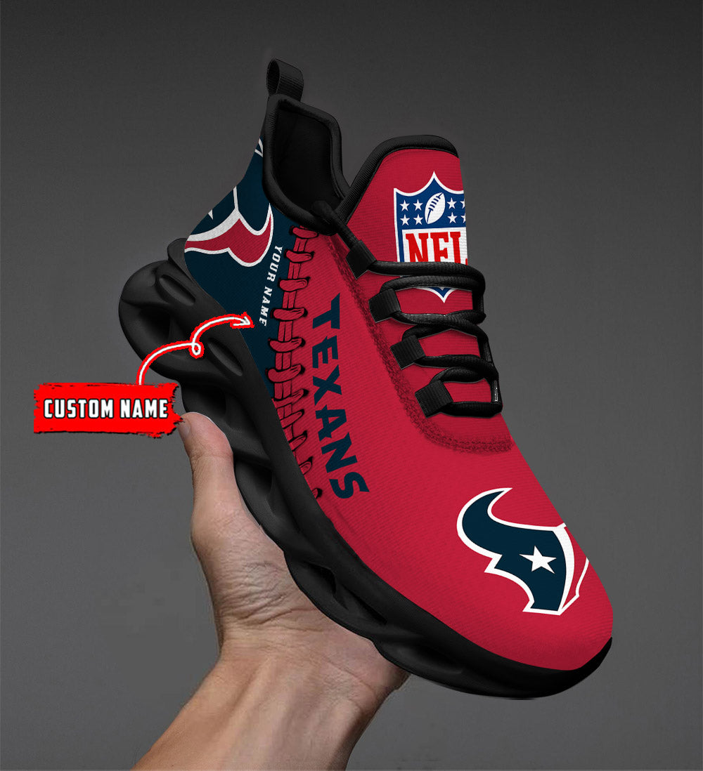 Personalized Houston Texans NFL Max Soul Shoes Sneakers for Men And Women – NFL Football Fan Shoes, Team Sneakers