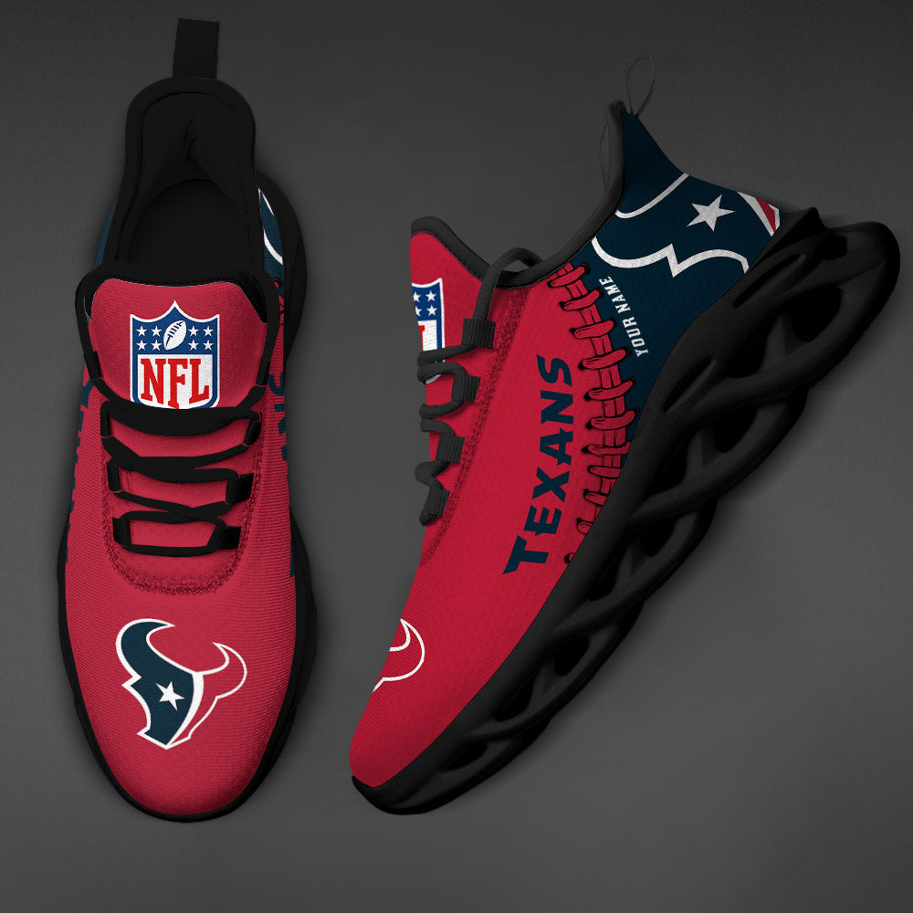 Personalized Houston Texans NFL Max Soul Shoes Sneakers for Men And Women – NFL Football Fan Shoes, Team Sneakers - Image 3