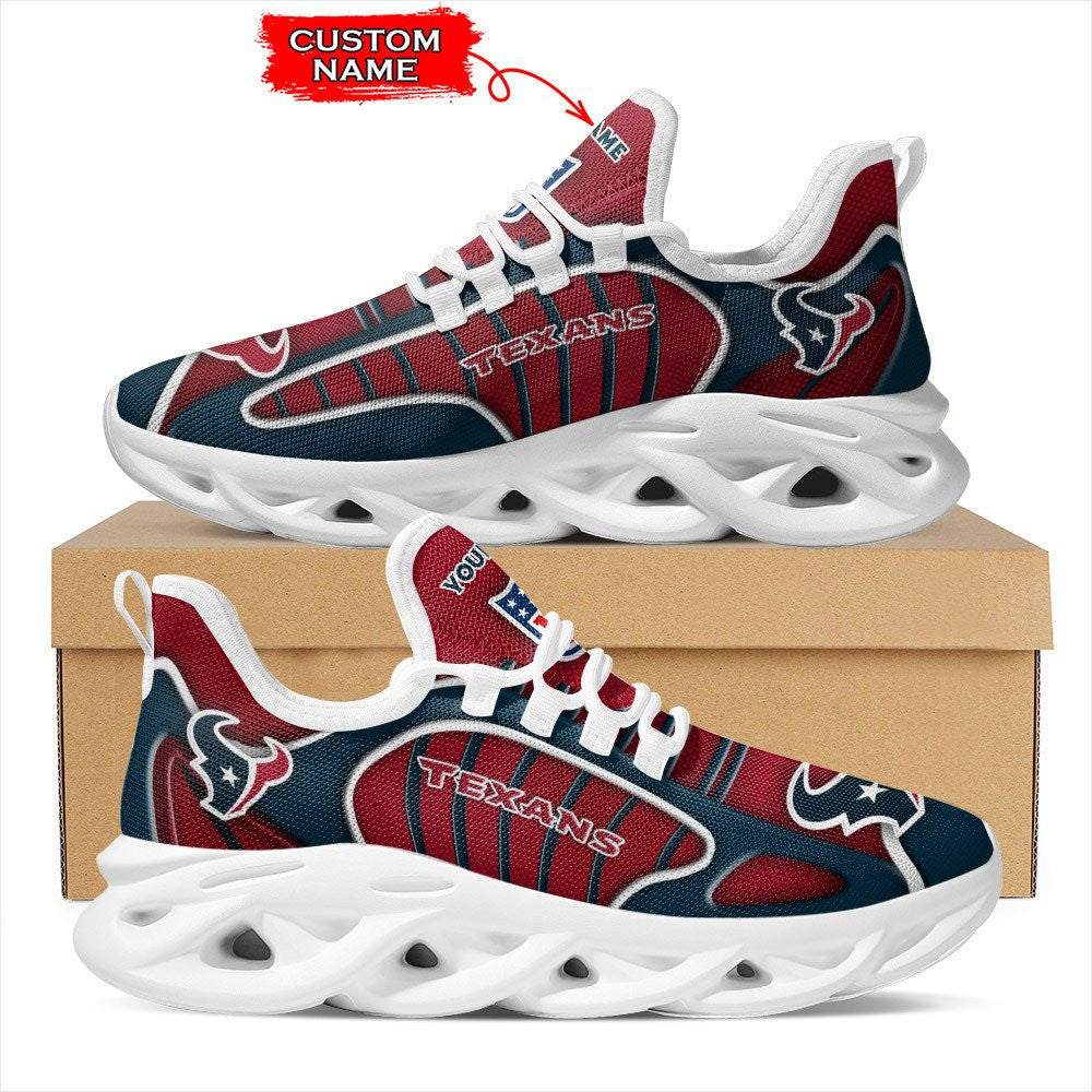 Personalized Houston Texans NFL Max Soul Shoes Sneakers for Men And Women – NFL Football Fan Shoes, Team Sneakers