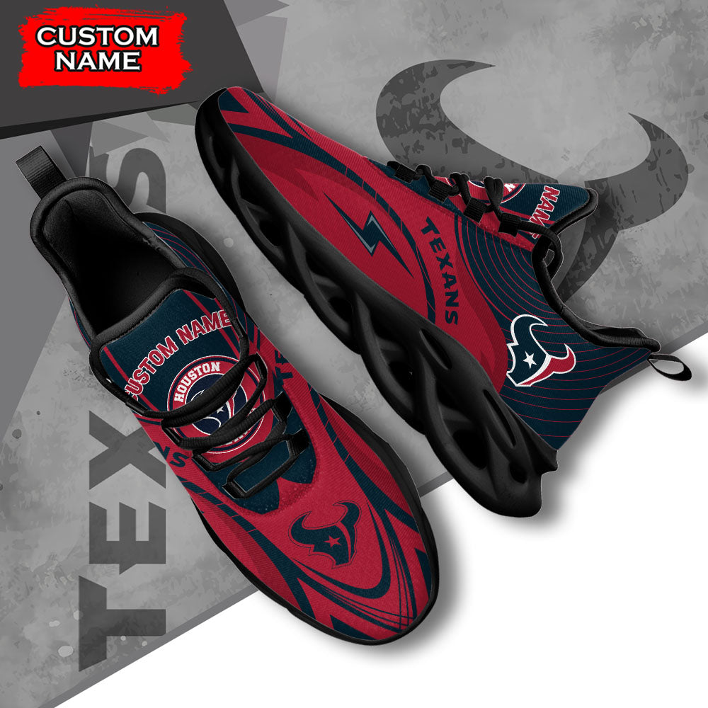 Personalized Houston Texans NFL Max Soul Shoes Sneakers for Men And Women – NFL Football Fan Shoes, Team Sneakers - Image 5