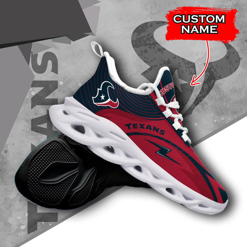 Personalized Houston Texans NFL Max Soul Shoes Sneakers for Men And Women – NFL Football Fan Shoes, Team Sneakers - Image 3