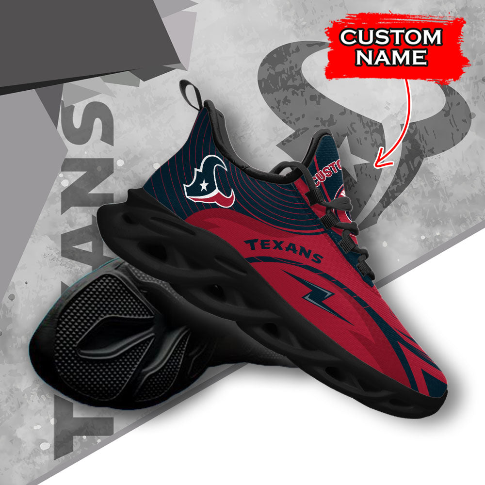 Personalized Houston Texans NFL Max Soul Shoes Sneakers for Men And Women – NFL Football Fan Shoes, Team Sneakers - Image 4
