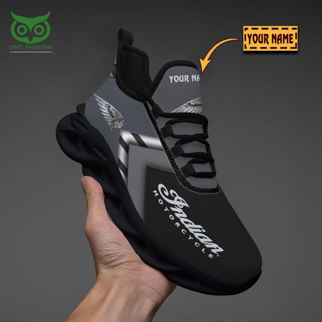 Personalized Indian Motorcycle Max Soul Shoes Sneakers for Men And Women – Motorcycle Shoes, Motorsport Shoes - Image 3