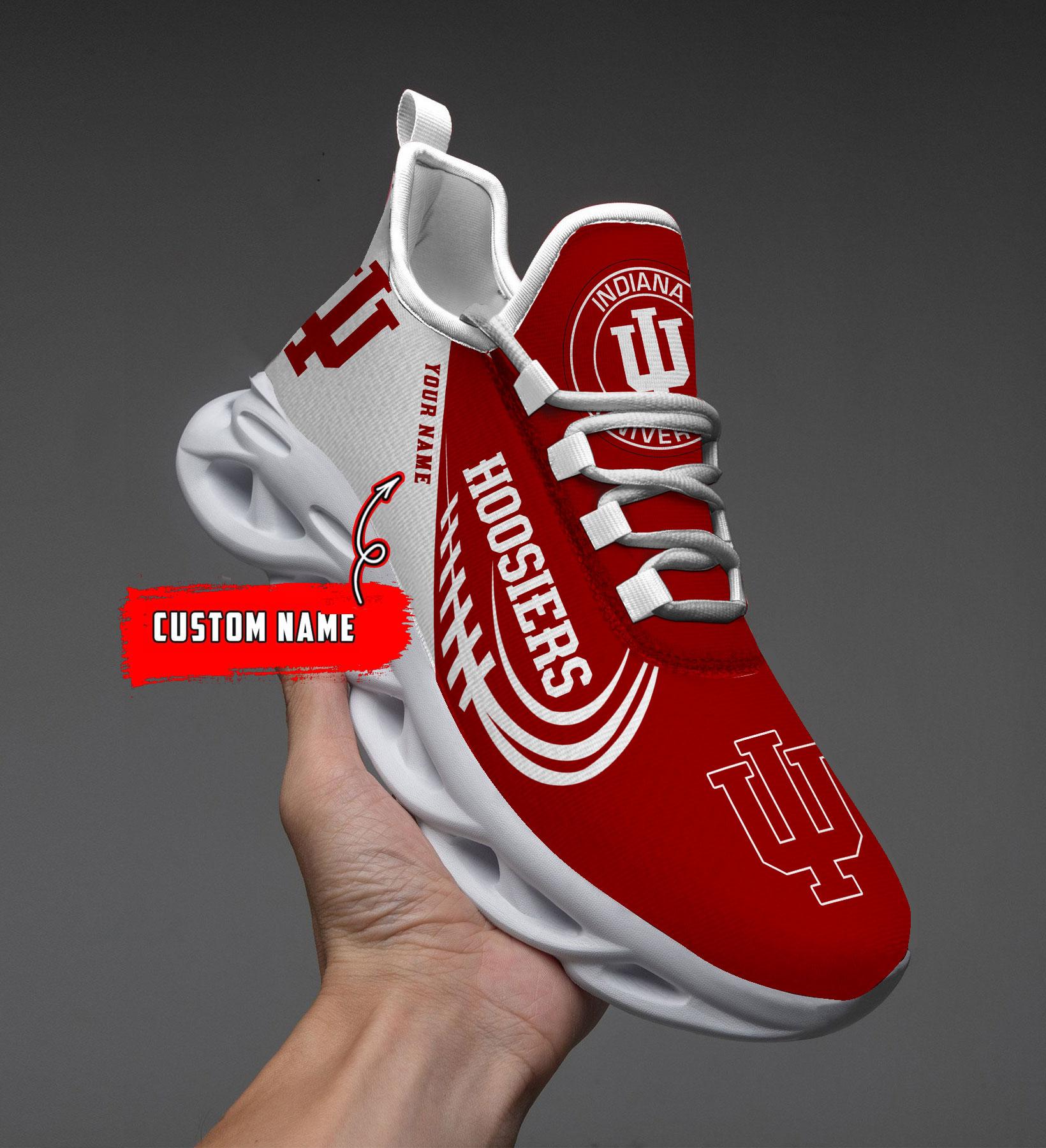 Personalized Indiana Hoosiers Max Soul Shoes Sneakers for Men And Women – Motorcycle Shoes, Motorsport Shoes