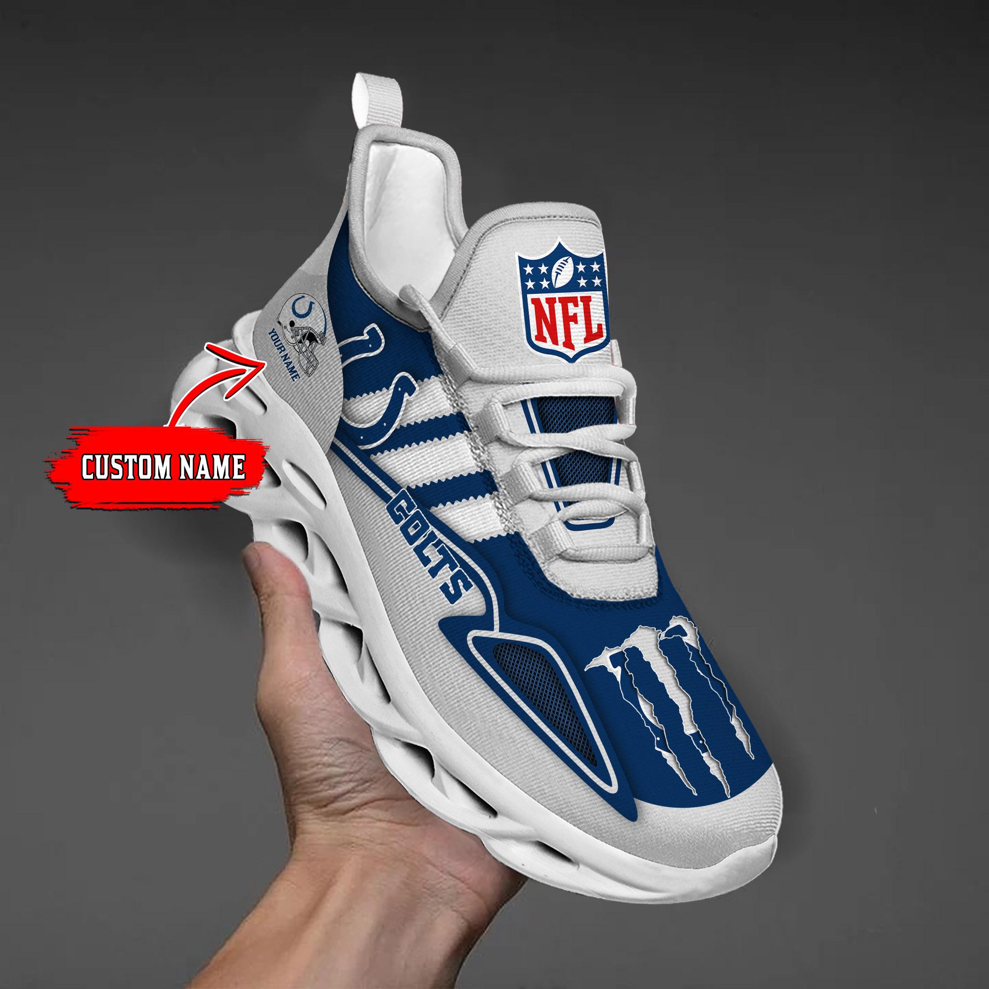 Personalized Indianapolis Colts Max Soul Shoes Sneakers for Men And Women – NFL Football Fan Shoes, Team Sneakers
