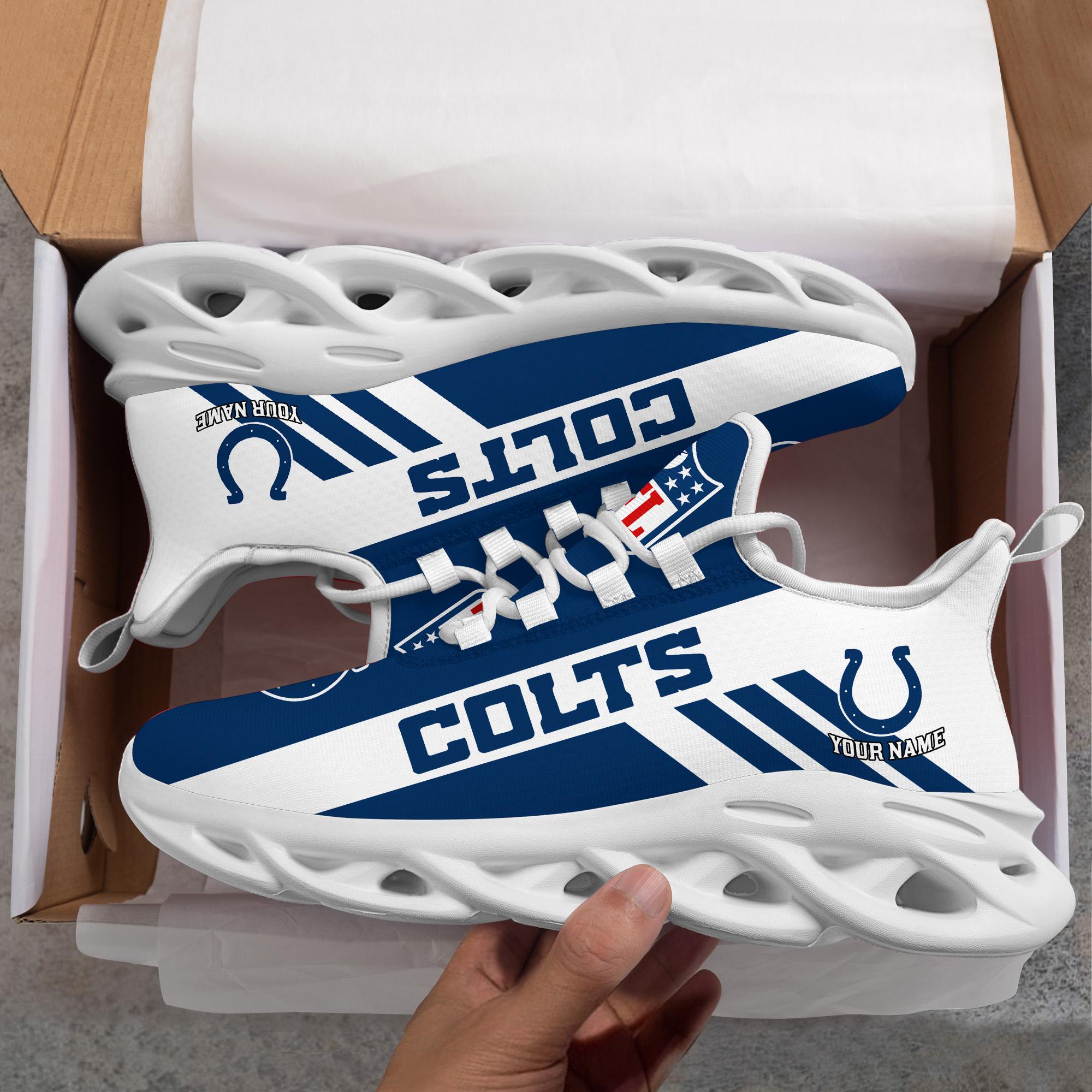 Personalized Indianapolis Colts Max Soul Shoes Sneakers for Men And Women – NFL Football Fan Shoes, Team Sneakers - Image 9