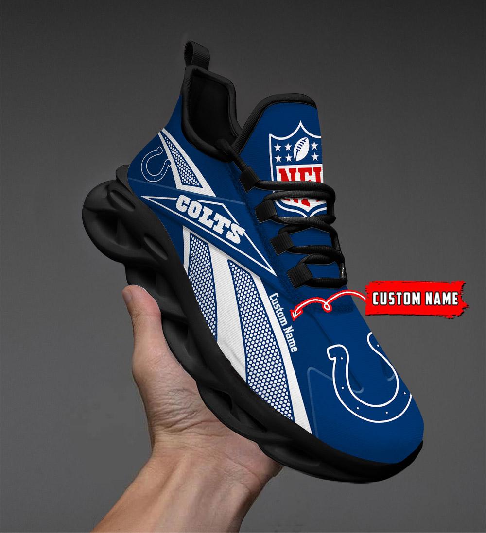 Personalized Indianapolis Colts Max Soul Shoes Sneakers for Men And Women – NFL Football Fan Shoes, Team Sneakers - Image 4