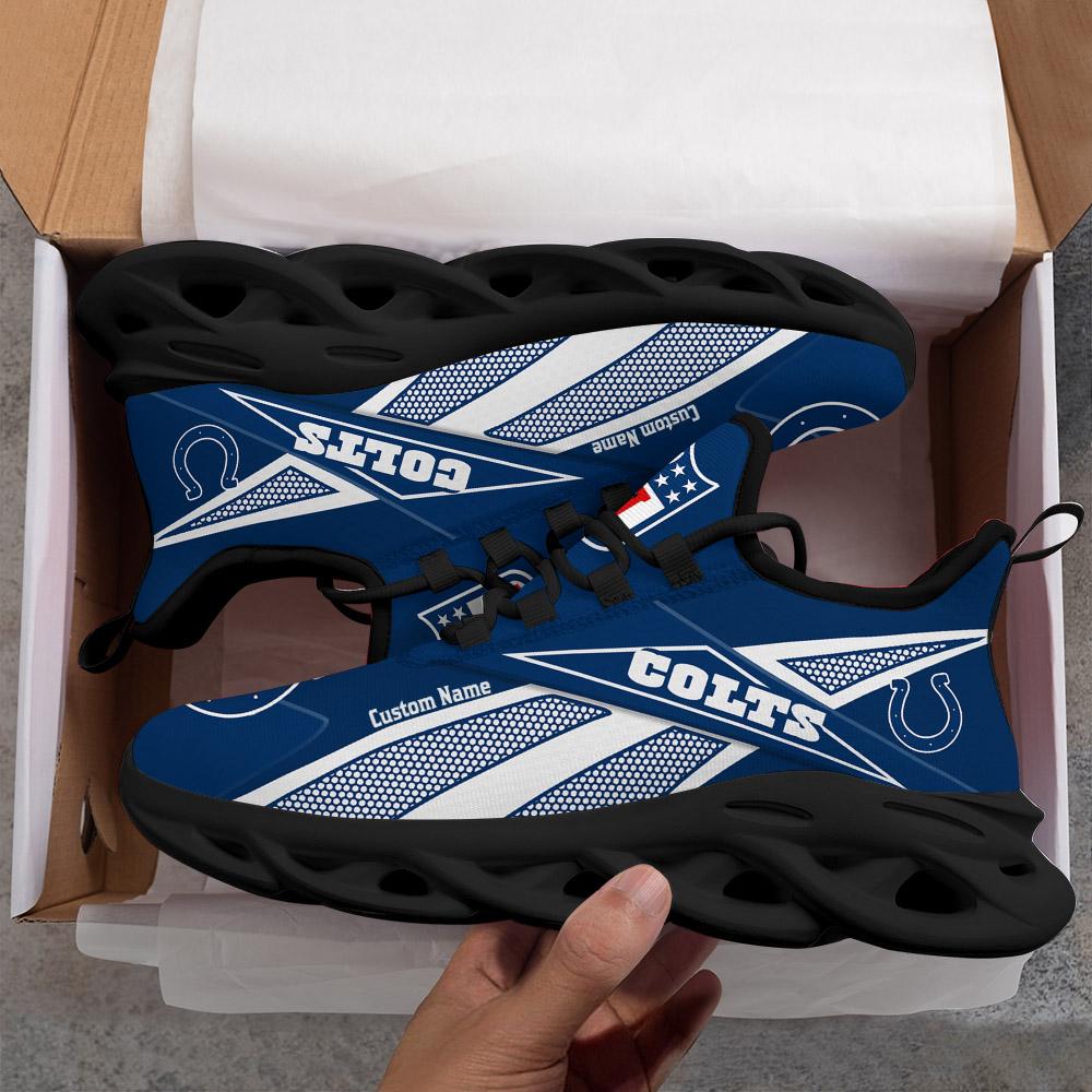 Personalized Indianapolis Colts Max Soul Shoes Sneakers for Men And Women – NFL Football Fan Shoes, Team Sneakers - Image 6