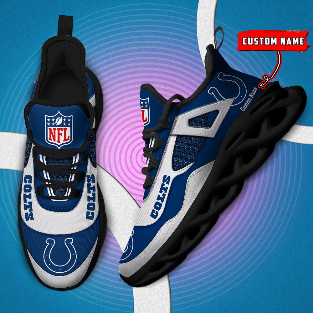 Personalized Indianapolis Colts Max Soul Shoes Sneakers for Men And Women – NFL Football Fan Shoes, Team Sneakers - Image 5