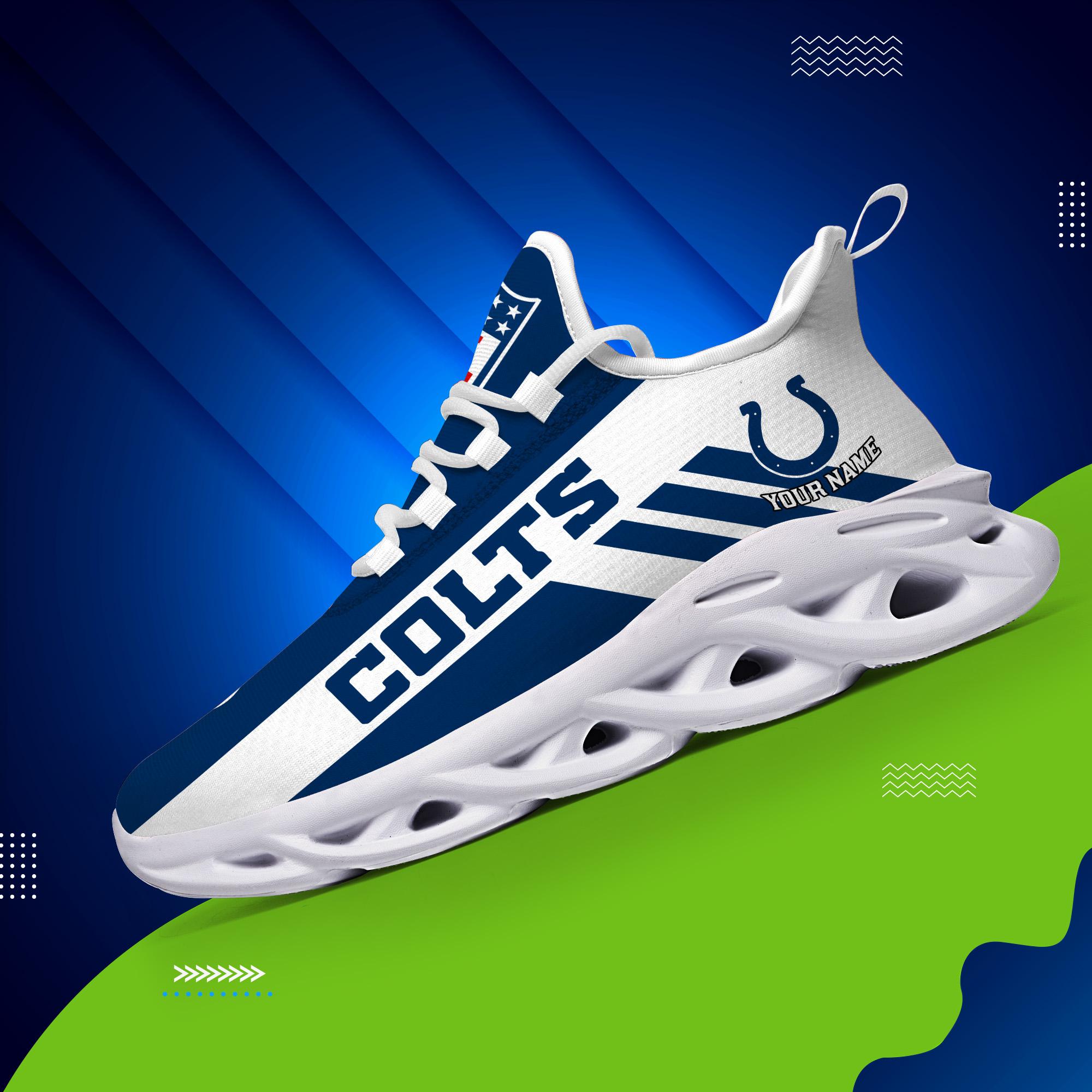 Personalized Indianapolis Colts Max Soul Shoes Sneakers for Men And Women – NFL Football Fan Shoes, Team Sneakers - Image 5