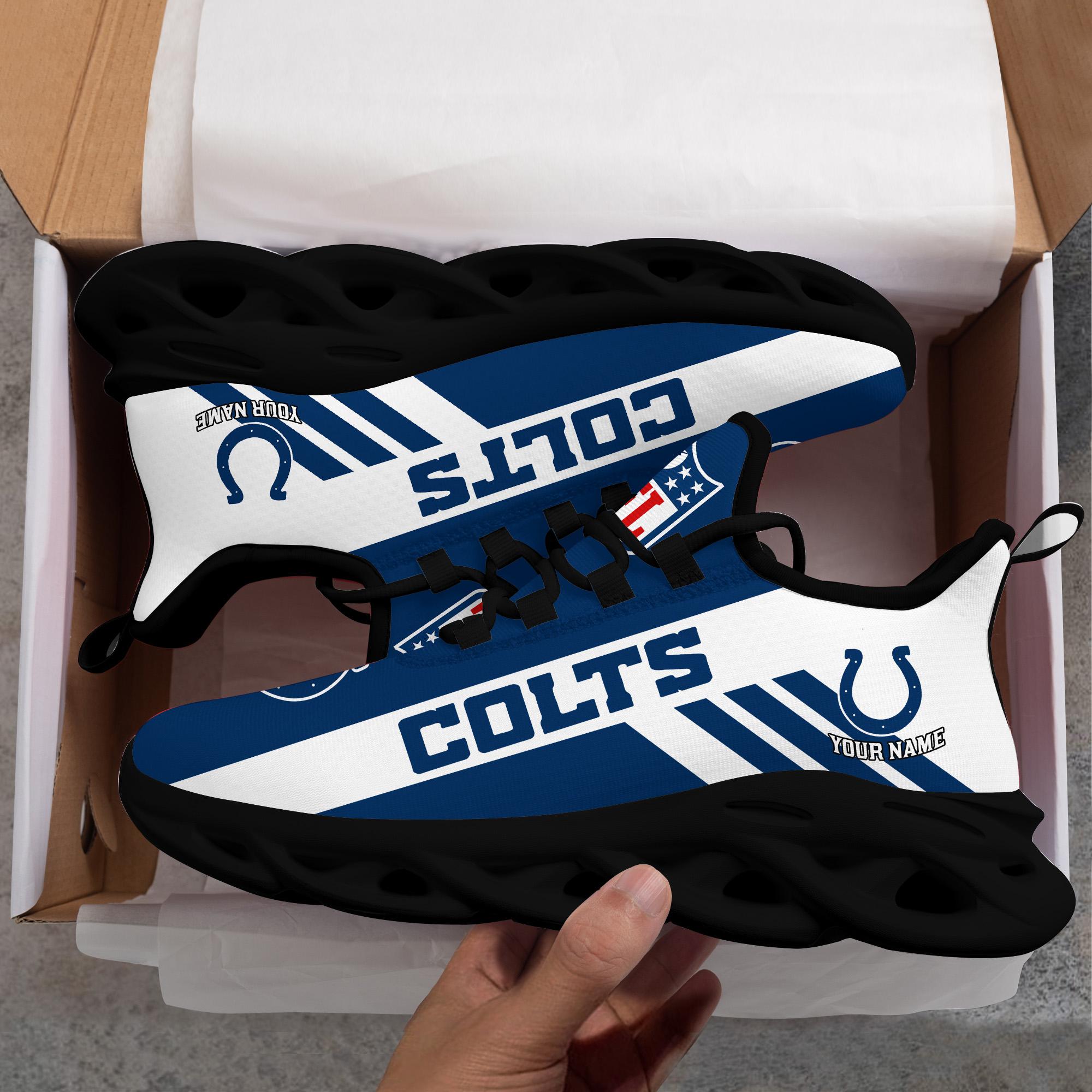 Personalized Indianapolis Colts Max Soul Shoes Sneakers for Men And Women – NFL Football Fan Shoes, Team Sneakers - Image 8