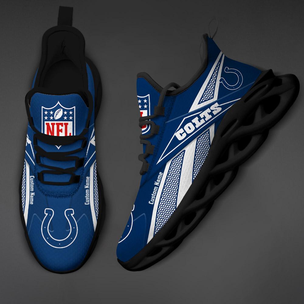 Personalized Indianapolis Colts Max Soul Shoes Sneakers for Men And Women – NFL Football Fan Shoes, Team Sneakers - Image 5