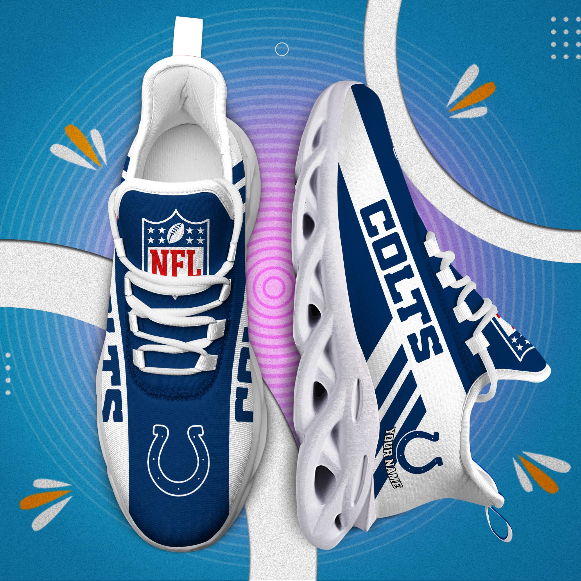 Personalized Indianapolis Colts Max Soul Shoes Sneakers for Men And Women – NFL Football Fan Shoes, Team Sneakers - Image 7