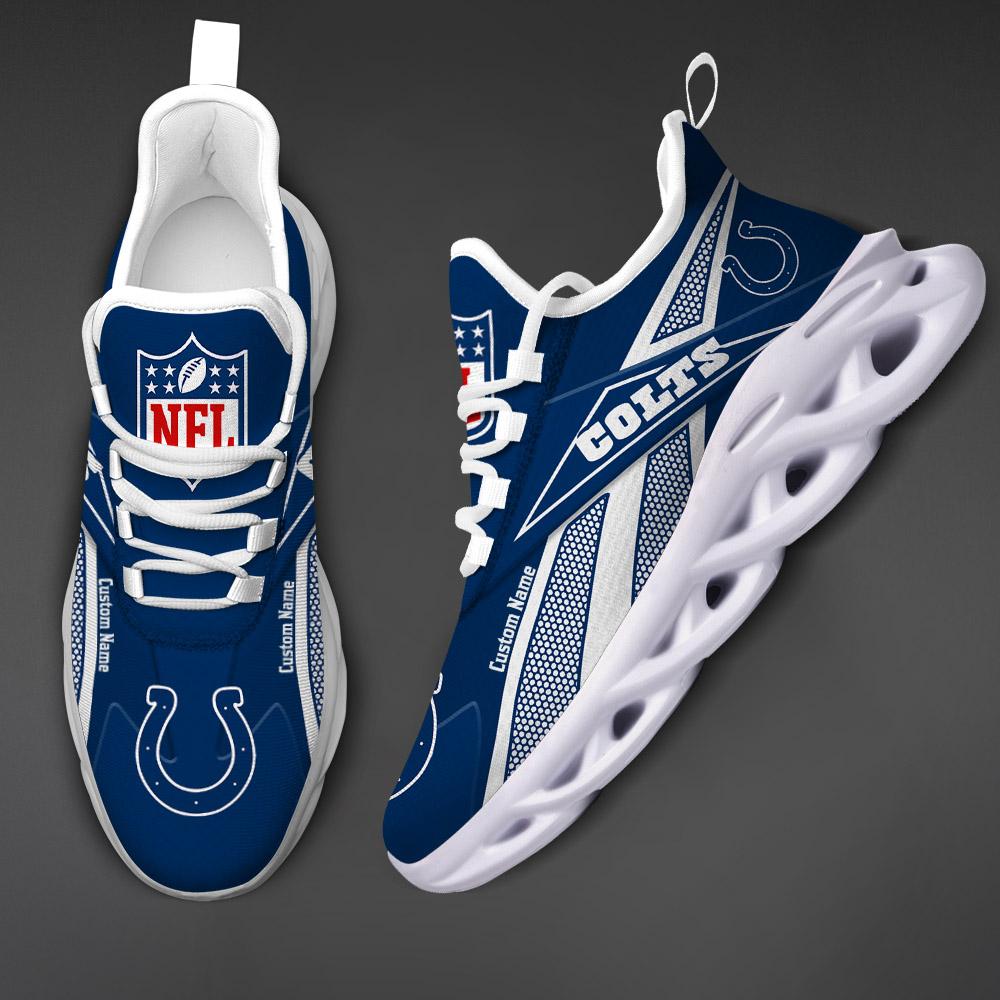 Personalized Indianapolis Colts Max Soul Shoes Sneakers for Men And Women – NFL Football Fan Shoes, Team Sneakers - Image 3