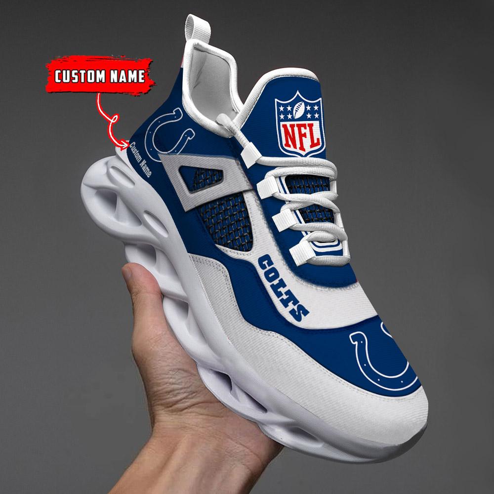 Personalized Indianapolis Colts Max Soul Shoes Sneakers for Men And Women – NFL Football Fan Shoes, Team Sneakers - Image 4