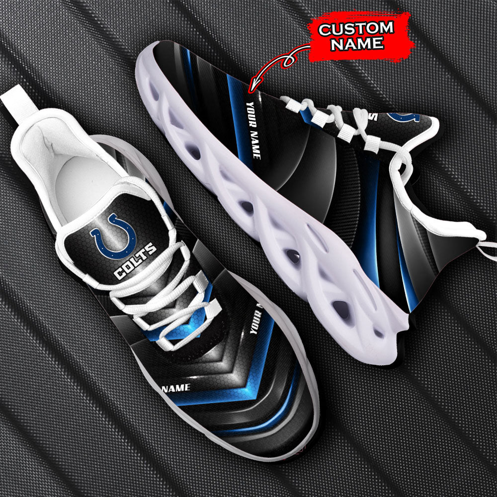 Personalized Indianapolis Colts NFL Max Soul Shoes Sneakers for Men And Women – NFL Football Fan Shoes, Team Sneakers - Image 6