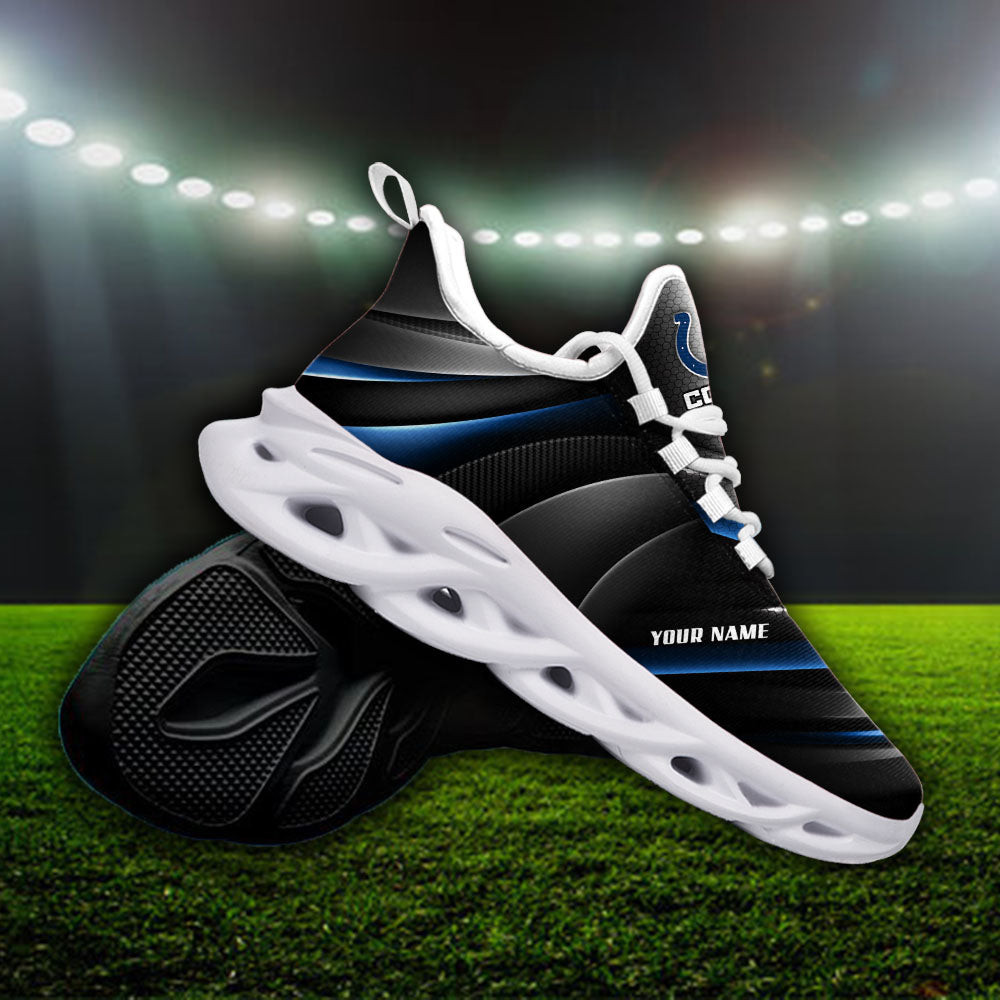 Personalized Indianapolis Colts NFL Max Soul Shoes Sneakers for Men And Women – NFL Football Fan Shoes, Team Sneakers - Image 3