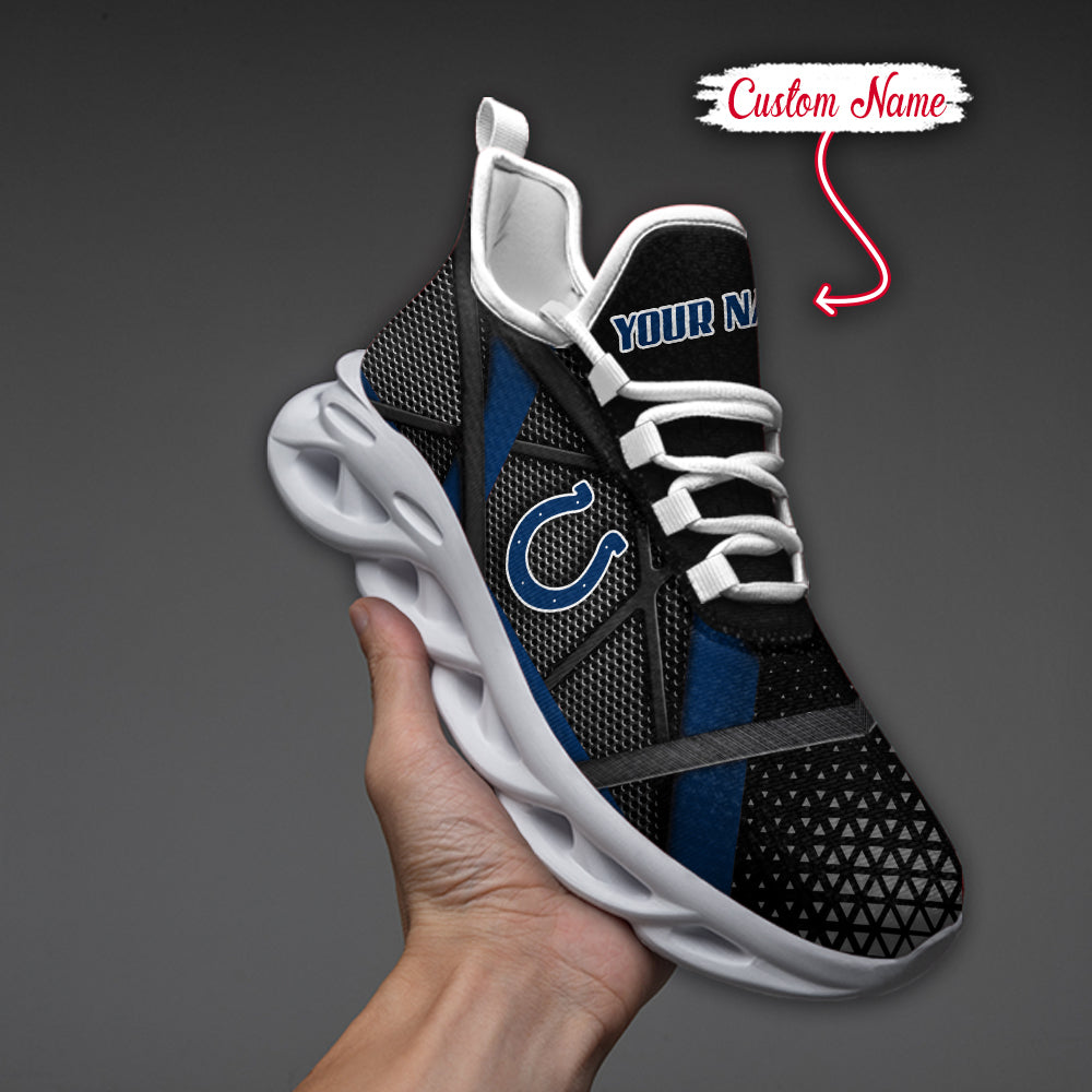 Personalized Indianapolis Colts NFL Max Soul Shoes Sneakers for Men And Women – NFL Football Fan Shoes, Team Sneakers - Image 4